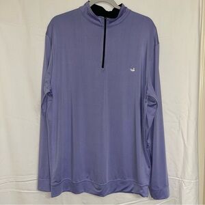 Southern Marsh Fieldtec Purple Quarter-Zip Sweatshirt